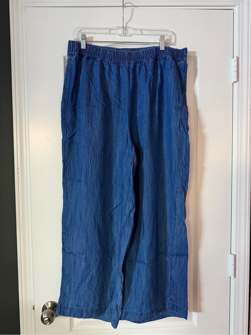 Wonderly Elastic Waist Wide-Leg Pants